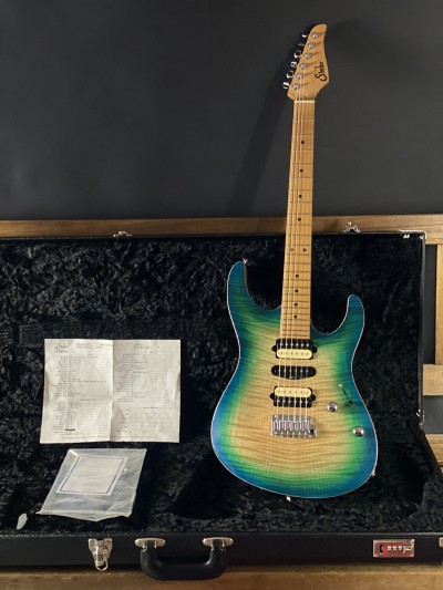 Suhr Modern Satin Flame Island Burst